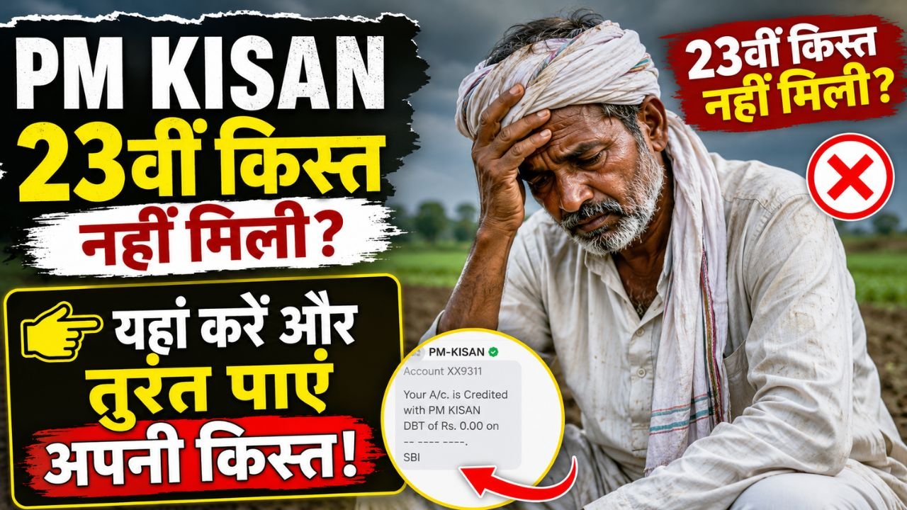 PM Kisan 23 vi Kist क्यों नहीं मिली?